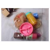 Vintage 1987 Fisher-Price Play Food Set in Original Bags