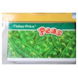 Vintage 1987 Fisher-Price Play Food Set with Plates and Utensils