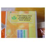 Vintage 1987 Fisher-Price Play Food Set with Plates and Utensils