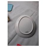 Easter-Themed Ceramic Napkin Rings and Plate