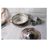Silver-Plated Serving Set with Tureen and Creamer Jugs