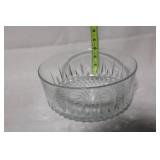 Assorted Glassware Set with Pitcher, Bowls, and Platter