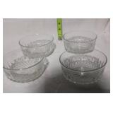 Assorted Glassware Set with Pitcher, Bowls, and Platter
