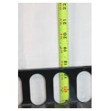 Stackable Black Plastic File Organizers