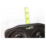 3-Tier Black Metal Baking Rack with Gingerbread and Donut Baking Trays