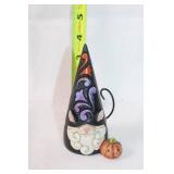 Collection of 14 Autumn Decor Items Including Pumpkins and Gnomes