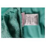 Set of 2 Toddler Dresses: Pink Floral Gingham & Mint Sparkle