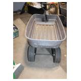 Used Garden Cart with Four Wheels and Handle