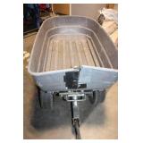 Used Garden Cart with Four Wheels and Handle