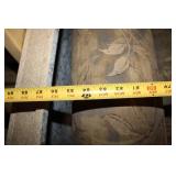 Set of 3-Piece Floral Upholstered Furniture with Sofa, Loveseat, and Ottoman