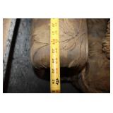 Set of 3-Piece Floral Upholstered Furniture with Sofa, Loveseat, and Ottoman