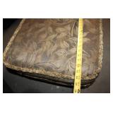 Set of 3-Piece Floral Upholstered Furniture with Sofa, Loveseat, and Ottoman