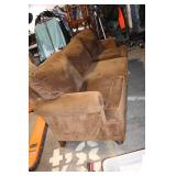 Used Brown Fabric Sofa in Good Condition