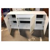 Millennium Large White Pantry Cabinet with Multiple Shelves