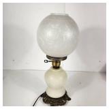 Vintage Double Globe Lamp Good Condition Tested Works