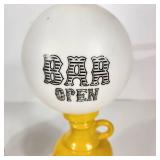 Lot Of Two Vintage Bar Lights Laurel And Hardy 15.5" Tall And Electric Gin Jug Bar Man Cave Good Condition