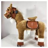 New Open Box Ride-On Walking Rolling Kids Horse With Easy Rolling Wheels Soft Huggable Body For 3-8 Years MRSP $198