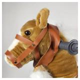 New Open Box Ride-On Walking Rolling Kids Horse With Easy Rolling Wheels Soft Huggable Body For 3-8 Years MRSP $198