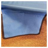 New Open Box Royal Blue Outdoor Furniture That Functions As Both A Cot And Lounge Chair