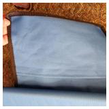 New Open Box Royal Blue Outdoor Furniture That Functions As Both A Cot And Lounge Chair