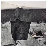 New Black/Gray Car Seat Covers Backseat Dog Hammock Car Seat Cover For Back Seat SUV With Mesh Window Multi Pockets Zipper Flap Nonslip Rubber Back Washable Material