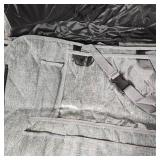 New Black/Gray Car Seat Covers Backseat Dog Hammock Car Seat Cover For Back Seat SUV With Mesh Window Multi Pockets Zipper Flap Nonslip Rubber Back Washable Material