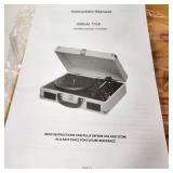 NEW JORLAI T316 Portable Suitcase Turntable Orange