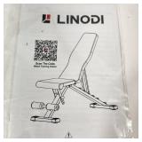 New Linodi Weight Bench LI-3100 Black/Red