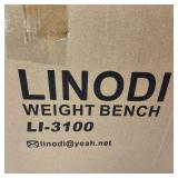 New Linodi Weight Bench LI-3100 Black/Red