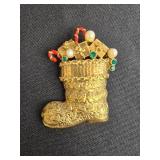 Collection of Costume Jewelry: Necklaces, Earrings, Bracelets, and Holiday Brooches - display not inc