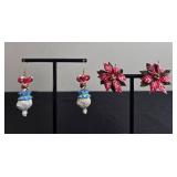 Collection of Costume Jewelry: Necklaces, Earrings, Bracelets, and Holiday Brooches - display not inc