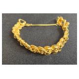 Vintage Florenza Gold-Tone Bracelet