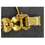 Vintage Florenza Gold-Tone Bracelet