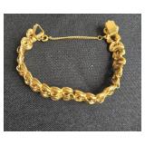Vintage Florenza Gold-Tone Bracelet