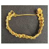 Vintage Florenza Gold-Tone Bracelet