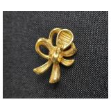 Monet Gold-Tone Clip-On Earrings with Rhinestones and Faux Pearls