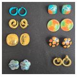 Collection of Vintage Clip-On Earrings