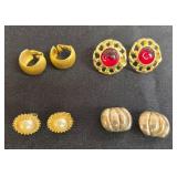Collection of Assorted Vintage Earrings Including Avon