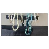 Collection of Vintage Beaded Necklaces and Bracelets - displays not inc