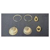Collection of Vintage and Gold-Tone Earrings