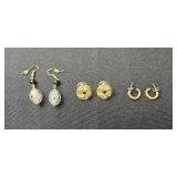 Collection of Vintage and Gold-Tone Earrings