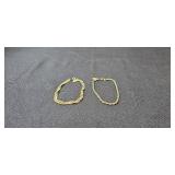 Collection of Necklaces and Bracelets - (1) 18K Gold Plated - display not inc