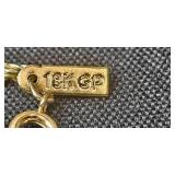Collection of Necklaces and Bracelets - (1) 18K Gold Plated - display not inc