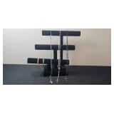 Collection of Necklaces and Bracelets with Cross Pendants - display not inc