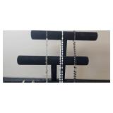 Collection of Necklaces and Bracelets with Cross Pendants - display not inc