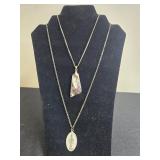 Elegant Jewelry Set Including Necklaces & Earrings - display not inc