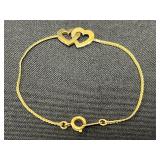 Collection of Assorted Bracelets in Gold and Silver Tones - display not inc