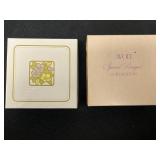 Avon Special Bouquet Corsage Pin in Orig Box and Silver-Tone Bracelet Set