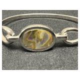 Avon Special Bouquet Corsage Pin in Orig Box and Silver-Tone Bracelet Set