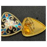 Collection of Vintage Clip-On Earrings in Various Designs - display not inc